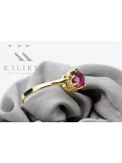 Κίτρινος χρυσός 14 καρατίων Ρουβίνι  Vintage craft vrc366y